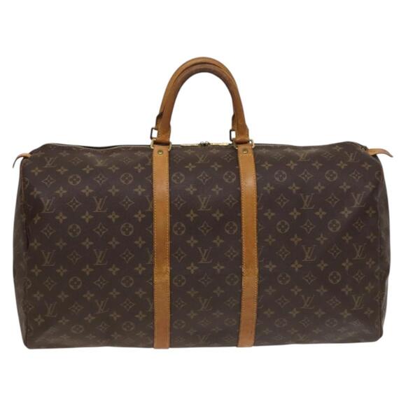 LOUIS VUITTON Monogram Keepall 55 Boston Bag M41424 - Picture 13 of 16